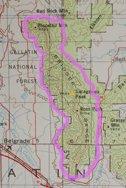 Bridger range