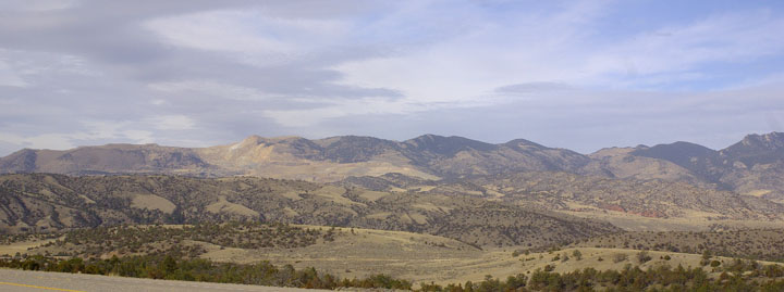 Bull mountains (west)