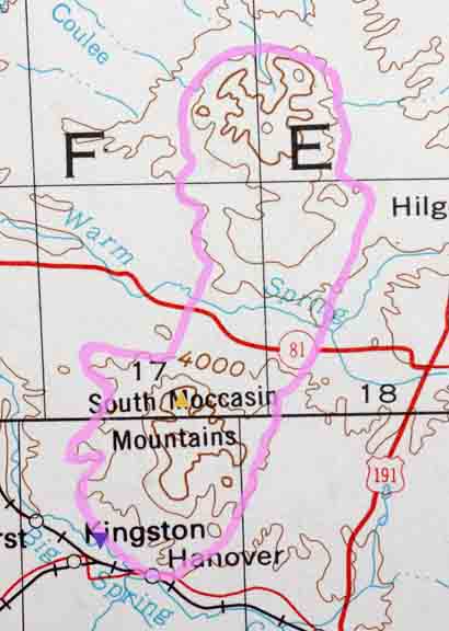 Moccasin mountains